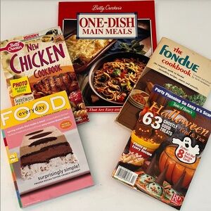 Vintage soft cover cookbooks 1970’s